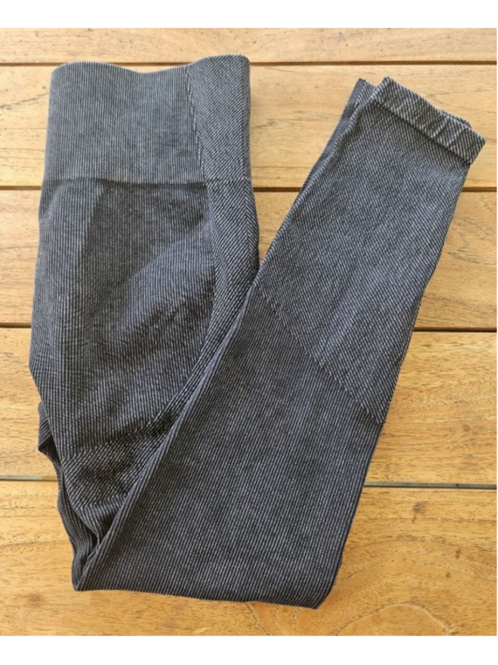 Joy Lab Moto High Rise Seamless Leggings Black 7/8 Length Medium